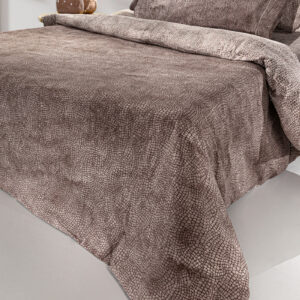 Σετ 3τμχ Παπλωματοθήκη Safari Choco